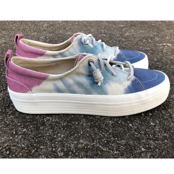 Sperry Crest Vibe Platform Tye Due Women’s Sneaker NWOT - Picture 2 of 7